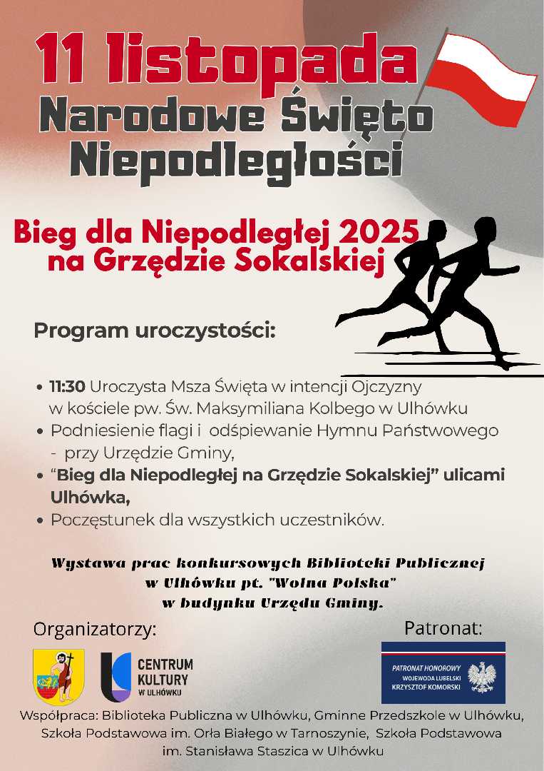 Zdjęcie do artykułu: Bieg dla Niepodległej 2025 na Grzędzie Sokalskiej