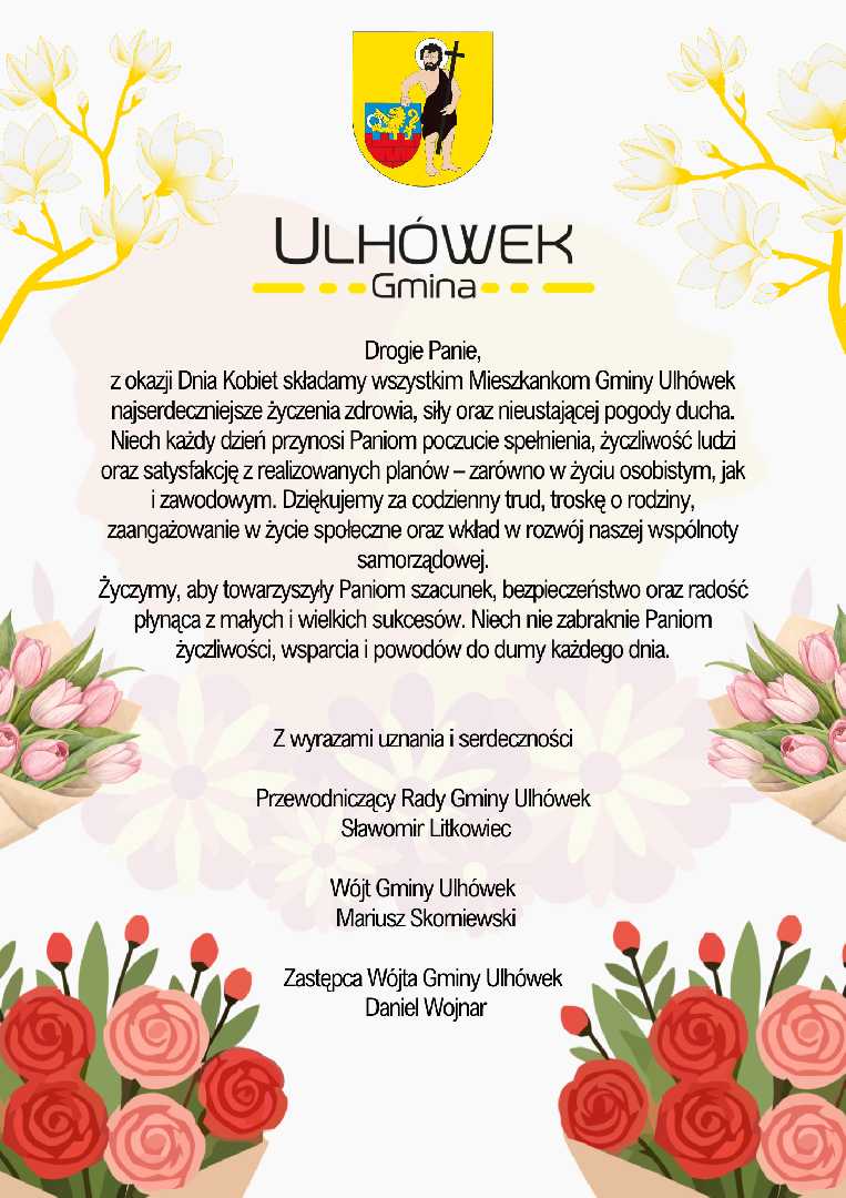 Życzenia z okazji dnia kobiet