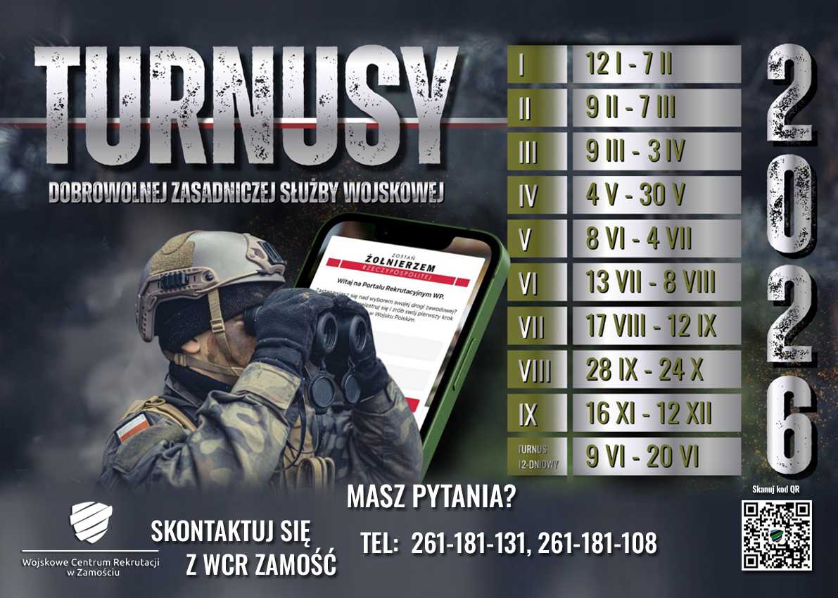 WOLNE MIEJSCA NA SZKOLENIE PODSTAWOWE! DOŁĄCZ DO IV TURNUSU DOBROWOLNEJ ZASADNICZEJ SŁUŻBY WOJSKOWEJ