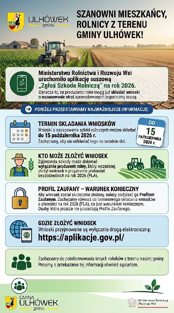 Zdjęcie do artykułu: Zgłoś Szkodę Rolniczą